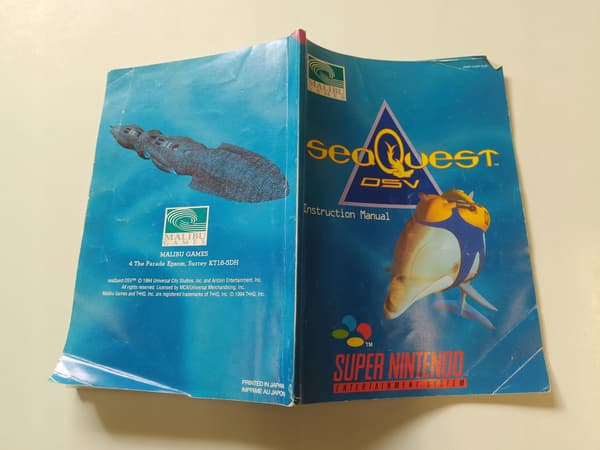 SEA QUEST SNES PAL NINTENDO ENG