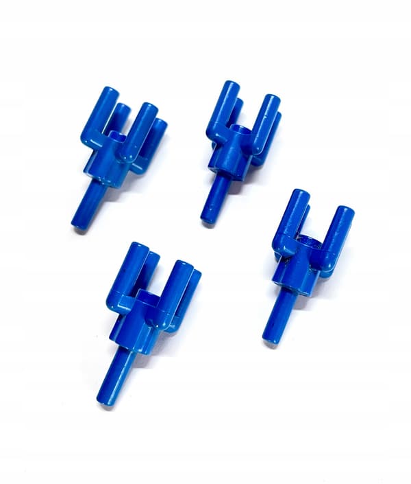 LEGO piece 2566 – palm tree, BLUE handle