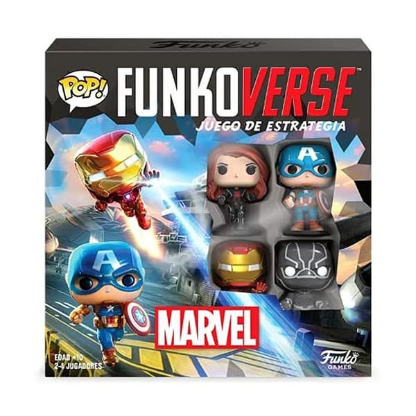 FUNKO POP! FUNKOVERSE STRATEGY GAME – MARVEL 4-PACK (SPANISH)