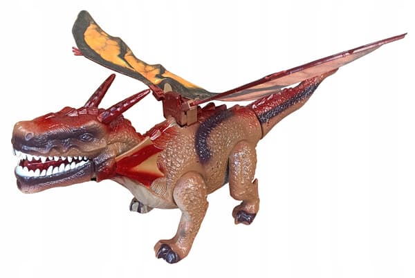 LARGE INTERACTIVE BATTERY-POWERED DRAGON THAT WALKS AND MAKES NOISES