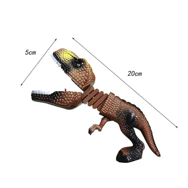 Dinosaur animal figures – New – Parent & Child – Interactive hand-held predator – Brown