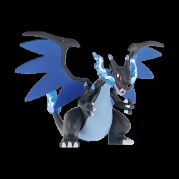 Jazwares Pokémon Select Mega Charizard X Figurine, 15cm