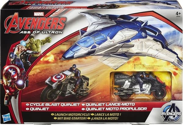 AVENGERS CYCYLE BLAST QUINJET FIGURE BY HASBRO B0425