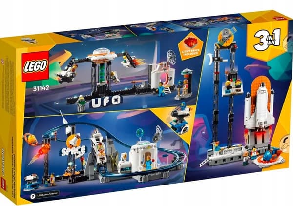 LEGO Creator 3-in-1 31142 Space Roller Coaster