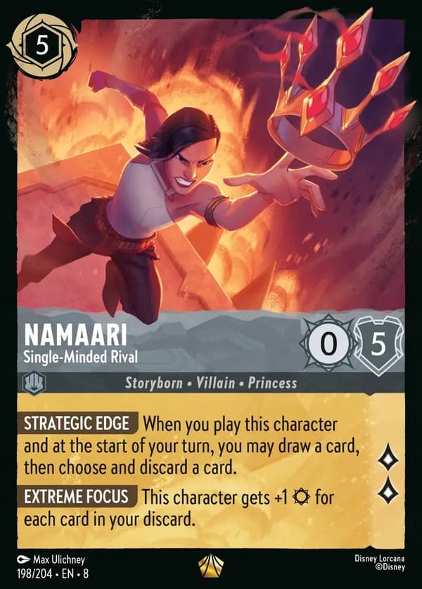 Namaari – Single-Minded Rival 8JAF #198 FOIL