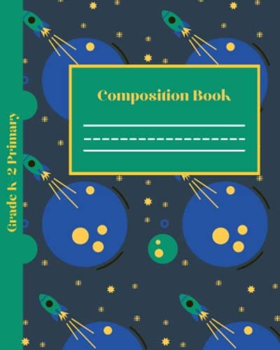 Primary Composition Book for Years K–2: Space Composition Book Story Journal