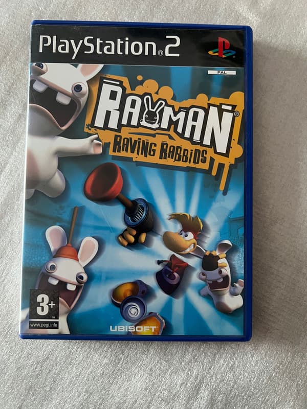 RAYMAN RAVING RABBIDS PS2 LAUNCH EDITION
