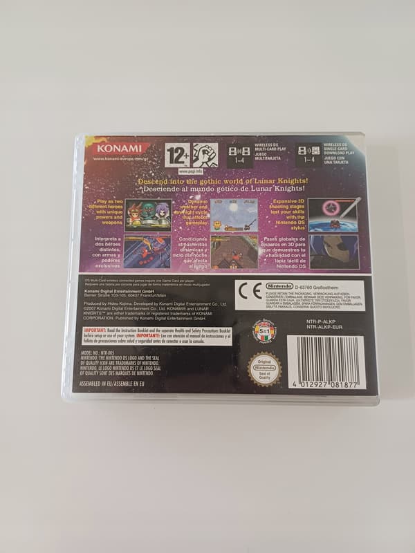 Lunar Knights for Nintendo DS (boxed)