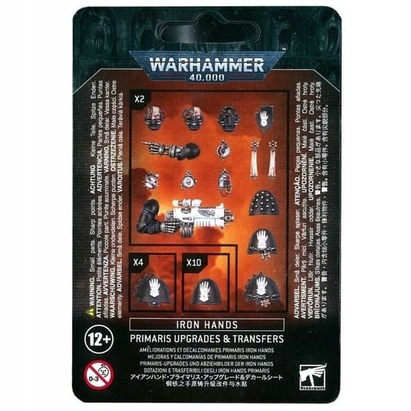Iron Hands Primaris Upgrades and Decals