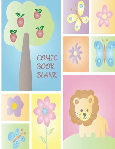 Blank Comic Book: Large, 8.5" x 11", 100 blank comic book pages, comi