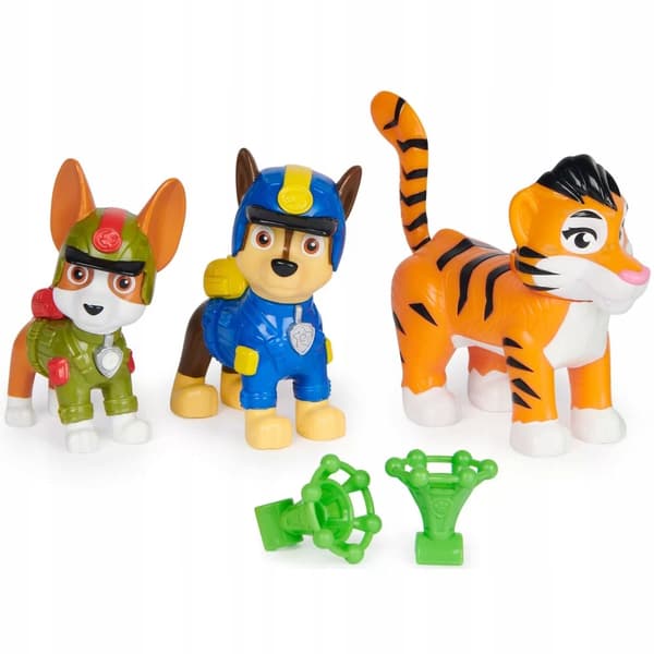 Paw Patrol Jungle Set: Chase Tracker and Tiger – Spin Master Jungle Pups