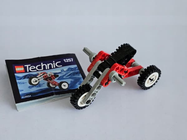 LEGO Technic 1257 – Tricycle – Complete set + INSTRUCTIONS
