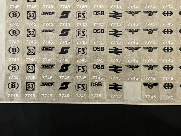 LEGO Stickers 7745stk01