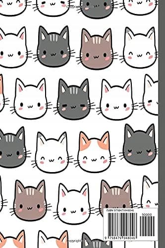 COMPOSITION NOTEBOOK: Cute cat for cat lovers, Wide-ruled Cat-themed Notebook