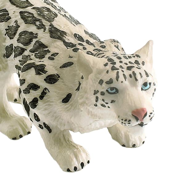 Simulation Animals Figure Wild Animal Statue Animal Model Snow Leopard