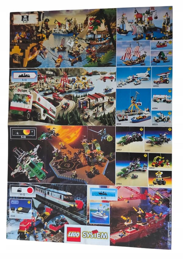 LEGO LEAFLET Poster 1992 Castle 101683-EU/OS