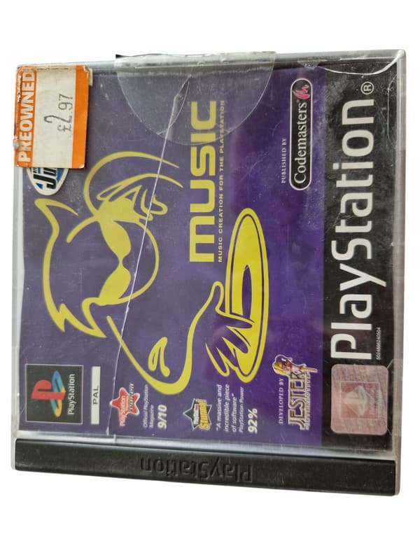 MUSIC PlayStation (PSX) game – boxed version