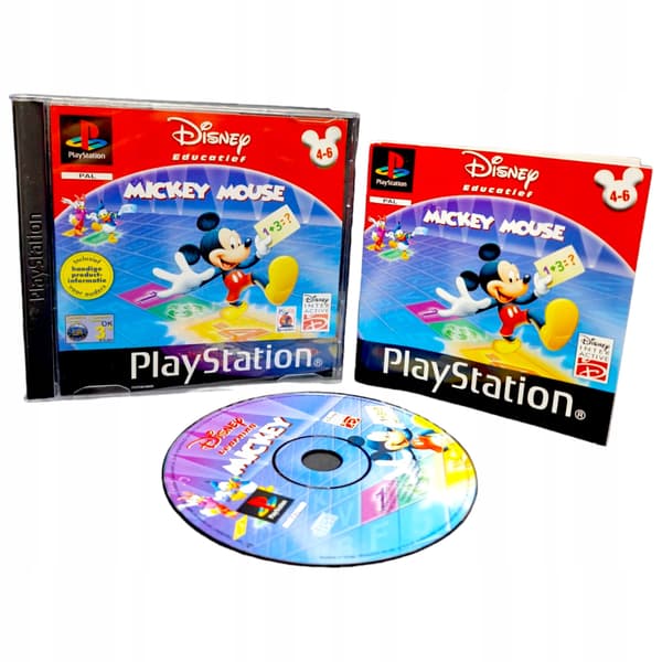 Disney Learning Mickey Mouse PSX PS1 Game – A ONE-OF-A-KIND ITEM
