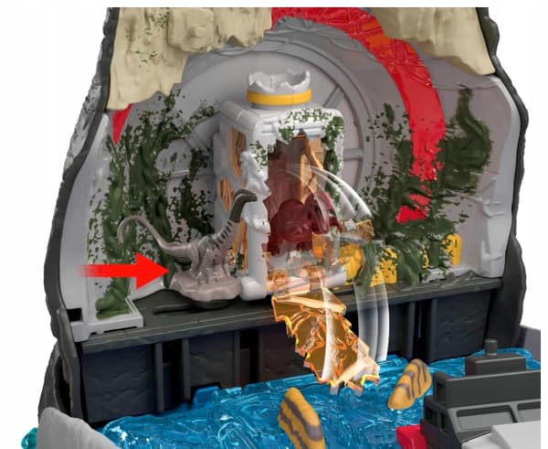 MATTEL JURASSIC WORLD MOSASAURUS DELUXE INTERACTIVE SET WITH SOUNDS AND FIGURES