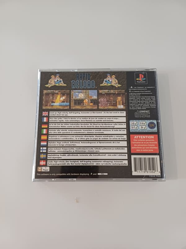 Sony PlayStation PS1 (PSX) Rapid Reload, boxed