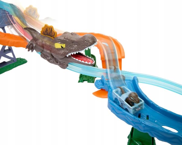 Hot Wheels Jurassic World Crash & Splash Dinosaur Track