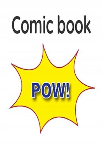 Comic book: Draw your own comics with this blank comic book. Size 6×9, 100