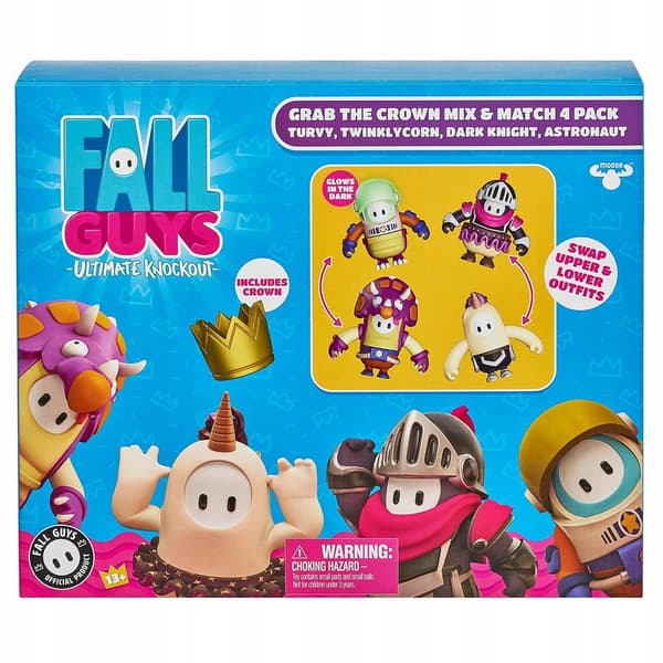 Fall Guys In-Game Figure Set – 4 Original Figures