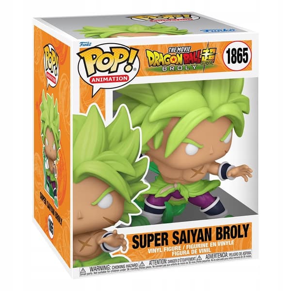Funko POP! SS Broly, Oversized 15cm, Dragon Ball Super