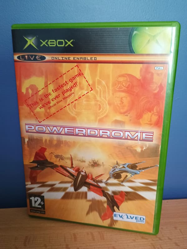 POWERDROME game for Microsoft Xbox (English version, complete set)