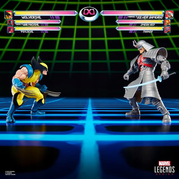 Hasbro Marvel Legends – 15cm Wolverine and Silver Samurai Figure Set