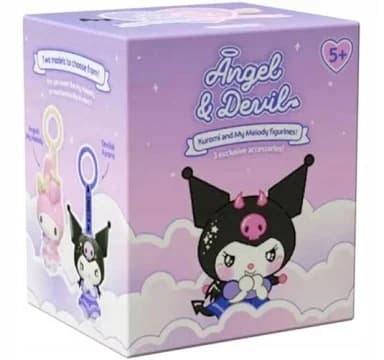 Comansi Sanrio keyring figurine – Angel & Devil Collection: Kuromi