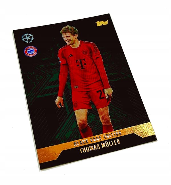MATCH ATTAX EXTRA 2024/25 CARD. BLA3 THOMAS MÜLLER / BLACK EDGE EDITION