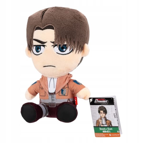 Attack on Titan Total Anime Plush Figure: Levi, 20 cm