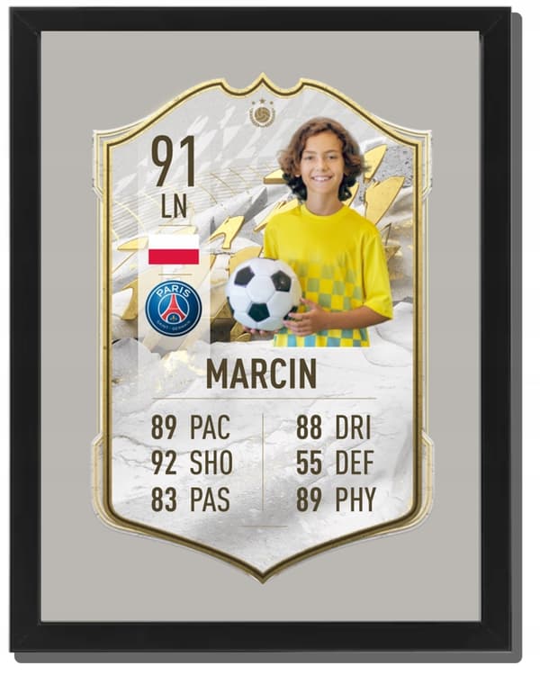 FIFA 22 Personalised FUT Card – A3 FRAME