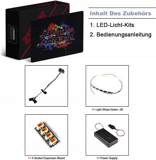 BrickBling LED Lighting Set for Lego 76217 I'm Groot Toy (NO BRICKS)