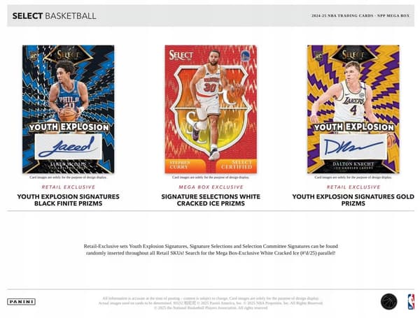 2024–25 Panini Select Basketball Mega Box