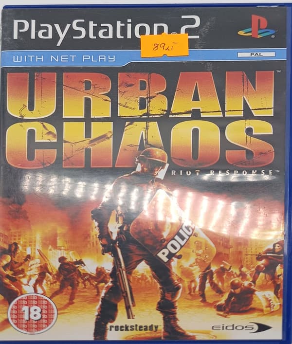 URBAN CHAOS RIOT RESPONSE PlayStation 2 (PS2) boxed version