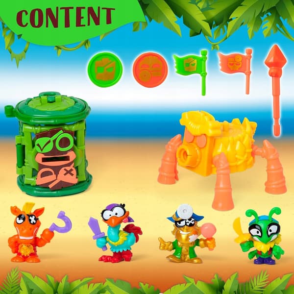 PIRATIX CAPTAIN PACK DOC BANDAID CRAZY JUNGLE FIGURINES