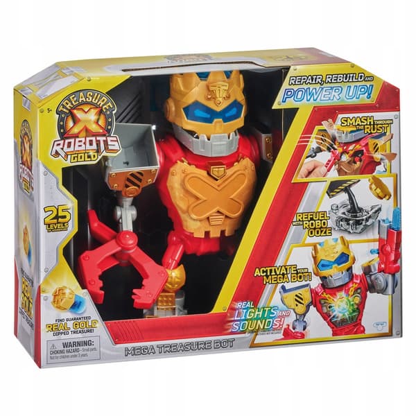 Treasure X Robots Gold Mega Bot Action Figure by Cobi