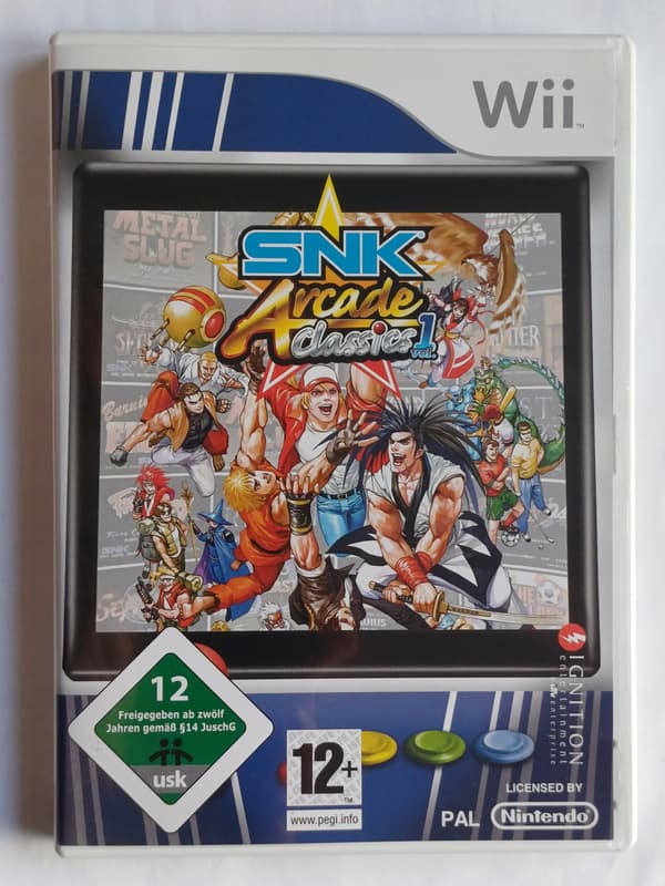 SNK Arcade Classics Vol. 1, Wii