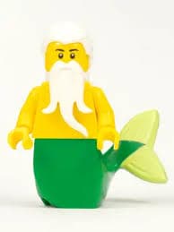 LEGO 45023 Pirates MERMAN – Green Tail pi183