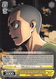 Attack on Titan Weiss Schwarz Cards, 8-pack, vol. 2
