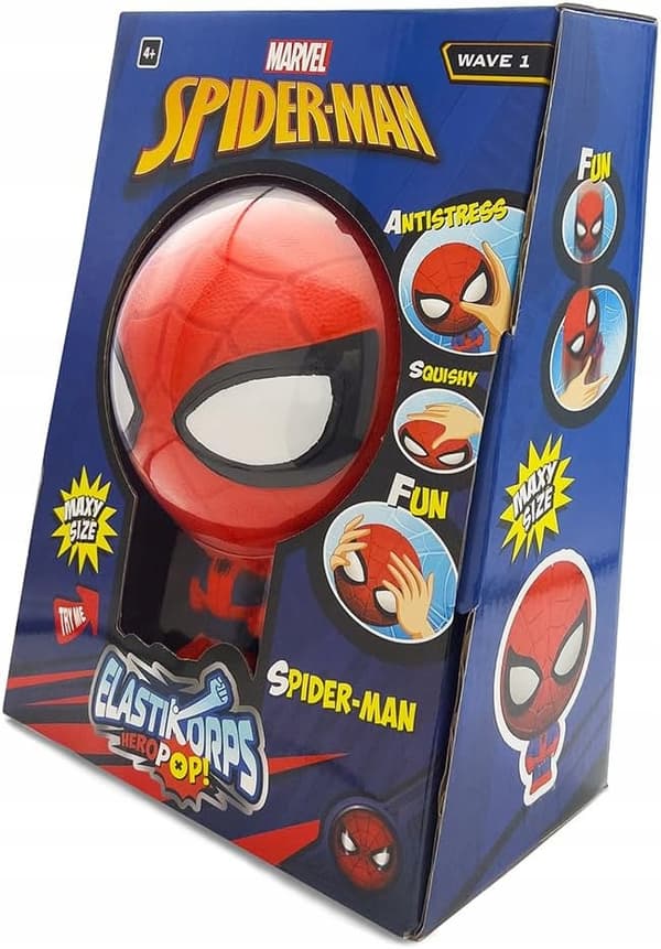 Marvel Spider-Man Elastikorps 16 cm Squishy Stress Relief Toy