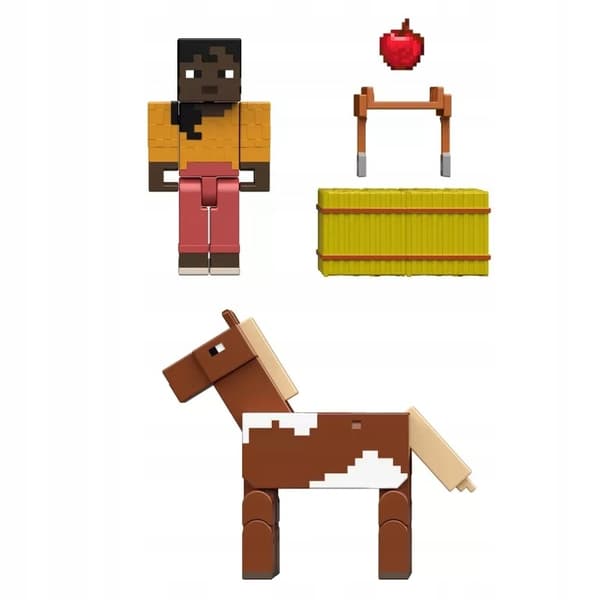 MINECRAFT FIGURINES 2-PACK + ACCESSORIES JCN57
