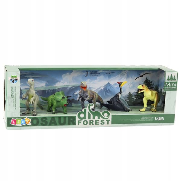 Set of 5 Realistic Dinosaur Figures – Forest