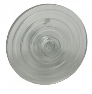 124w2. LEGO Castle Round Shield 3876, transparent