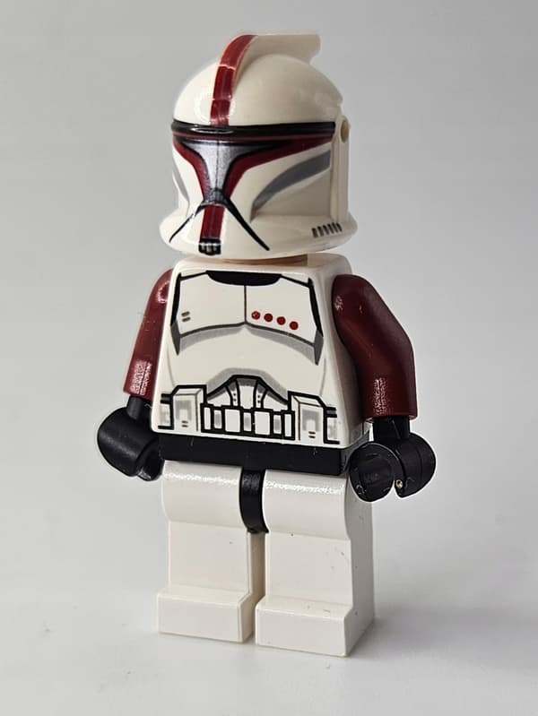 LEGO STAR WARS FIGURE sw0492 Clone Trooper Captain (Phase 1) DEFECT /
