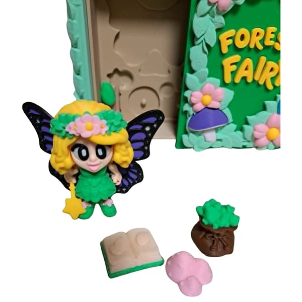 Forest Fairy 3D-printed figurine set