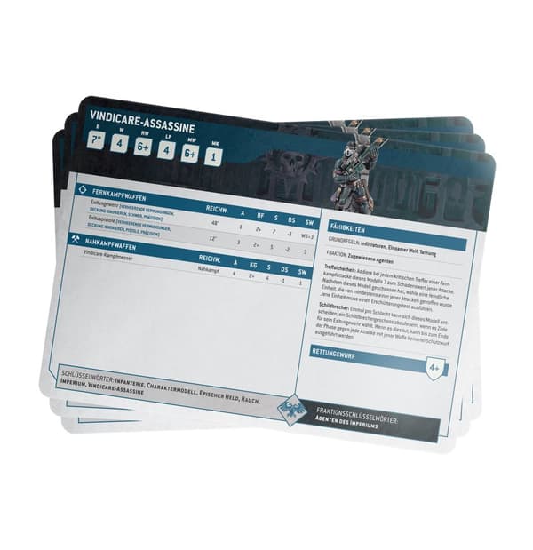 Indeks: Imperial Agents – 40k-enhetskort
