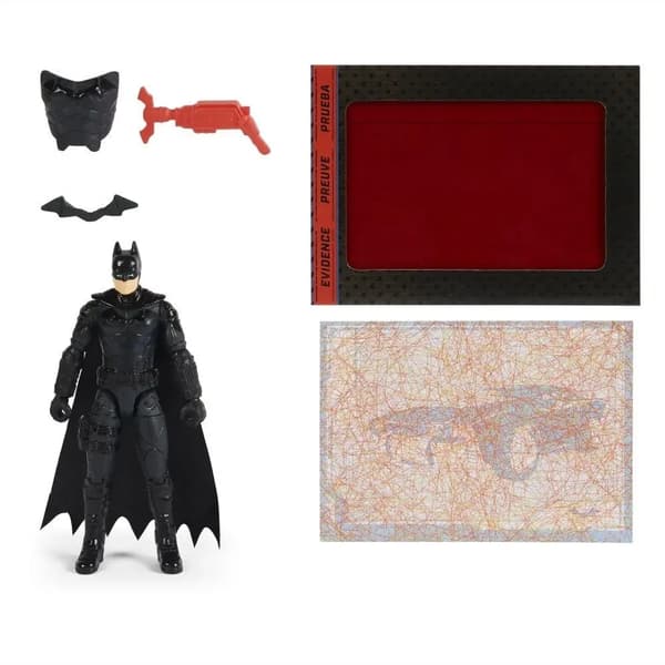 Spin Master Batman Action Figure with Accessories, 10 cm